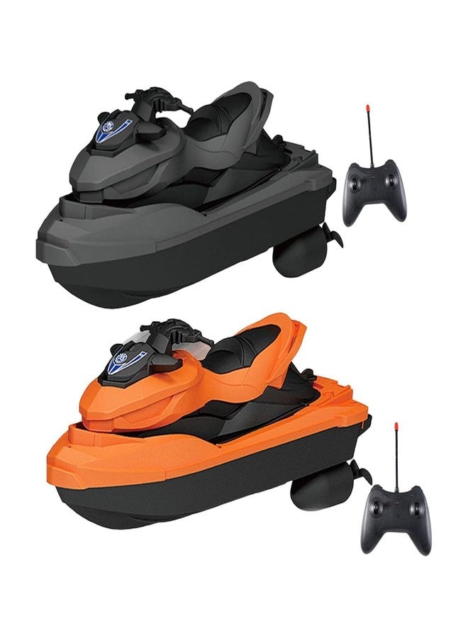Jack Royal Remote Control Jet Ski for Pool and Lake, Motorized Rc Boat Floating Toys for Kids (Black) - Image 4